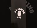 REPDOG A BATHING APE T SHIRT SIZING TIP #airjordan #jordan #bape