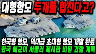 한국형 항모, 역대급 초대형 항모 개발 완료 ㅣ 한국 해군이 서둘러 제시한 비밀 건함 계획