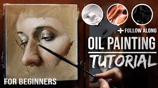 Easy Oil Painting Techniques EVERYONE Should Know! (Step by Step Oil Painting Tutorial)