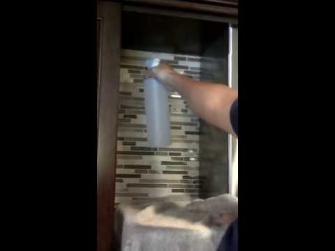 Applying Clear Seal to a Kitchen Tile Back Splash! Applying Clear Seal to a Kitchen Tile Back Splash!
