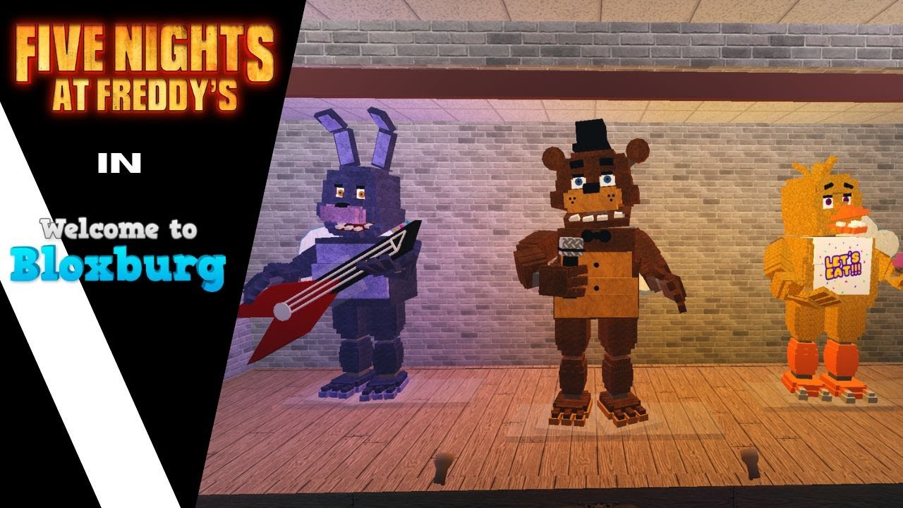 I Built The Fnaf 1 In Bloxburg (yes They Are Not Decals) #fnaf - YouTube