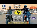 KTM RC125 VS BAJAJ PULSAR N160 #dragrace Watch Till End🔥|| #125cc  vs #160cc😱 #ktmrc #bikelife