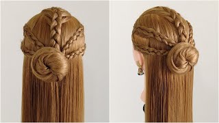 Ultimate Braided Bun Hairstyle Ideas for Open Hair Step Up Your Style Game!