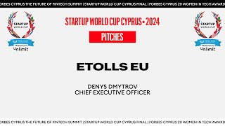 Startup World Cup Cyprus Finals 2024: eTOLLs EU – Denys Dmytrov