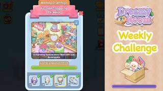 【Dreamy Room】Weekly Challenge Level 19 Fashion Shopping Paradise #gameplay #walkthrough #asmr