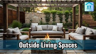 Rustic Elegance Outdoors: Serene Modern Patio Living