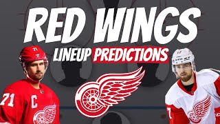 Detroit Red Wings Lineup Predictions 2021-22