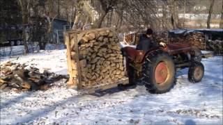 Portable firewood racks