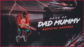 Dad Mummy World's Fastest Free Fire Beat Sync Montage #dadmumy #beatsync #gameonliv