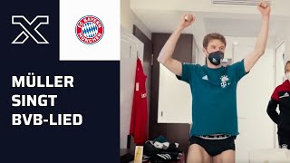 Thomas Müller veräppelt Borussia Dortmund: "Wer wird Deutscher Meister..." | FC Bayern München