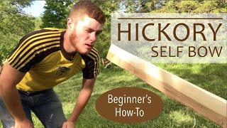 Beginner's Hickory Self-Bow Build (part I)