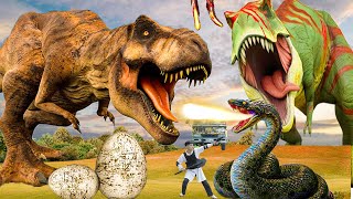 T-Rex Chase - Part 35 - Jurassic World Dinosaur Fan Movie