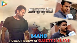 SAAHO First Day First Show PUBLIC REVIEW From Gaiety Galaxy | Prabhas | Shraddha Kapoor