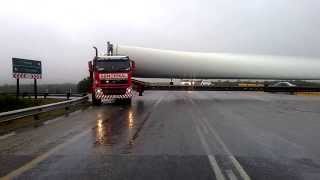 Wind Turbine Blades transported