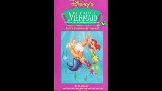 Opening to The Little Mermaid In Harmony UK VHS...