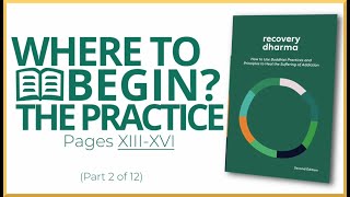 Where To Begin Recovery Dharma? The Practice.  - Part 2 of 12 (Recovery Dharma Book Study)