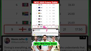 WTC 2025 Points Table#wtc#wtc2025#indfans#viralshorts#newshorts#youtubeshorts#cricket#trending