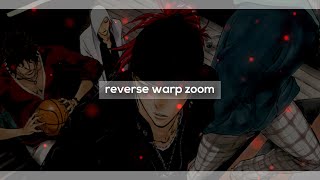 reverse warp zoom transition | after effects tutorial