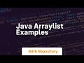 java arraylist examples
