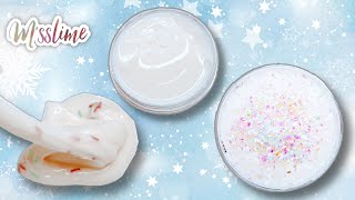 【M'sslime】様❄️スノースクラブ☃️＆MilkyYakult🥛スライムレビュー❤️【音フェチ slime 슬라임 ASMR 】