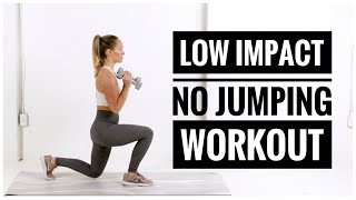 Low Impact NO JUMPING HIIT Workout