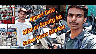 Bike And Scooty Biggest Market in Jaipur 🤯 || Cheapest Accessories || Ajmeri Gate