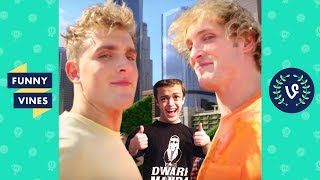 Ultimate Jake and Logan Paul Brothers ft. Dwarf Mamba Vine Comp March 2018 | Funny Vines V2
