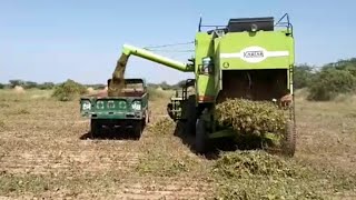 Kartaar 4000 Combine Harvesting Mong ਕਰਤਾਰ ਕੰਬਾਈਨ ਨਾਲ ਮੂੰਗੀ ਦੀ ਵਡਾਈ