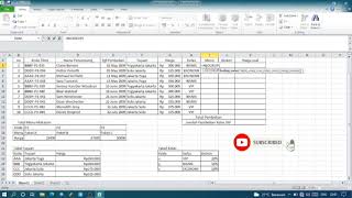 Penjualan Tiket Pesawat || Rumus Excel Vlookup & Hlookup