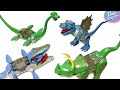 LEGO DINOSAURS TRANSFORMING - TYRANNOSAURUS MOSASAURUS DIMETRODON Part 5 #shorts