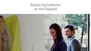 Replacing the batteries on the keypad - Honeywell Home Alarms