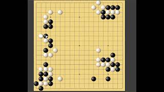 围棋野狐中段示范对局（219）：自身薄却猛攻，宛如倒持太阿！