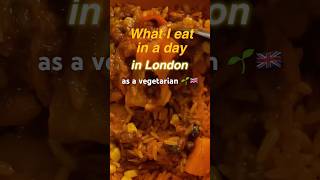 What I eat in a day as a vegetarian in London 🌱🥑 #london #vegetarian #whatieatinaday