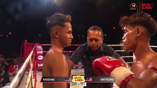 MUAY THAI | KETO LABS PAHLAWAN MUAY THAI | SADDAM VS MAT KORO | FULL FIGHT