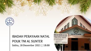 Ibadah Perayaan Natal POUK TNI-AL Sunter 18 Desember 2021