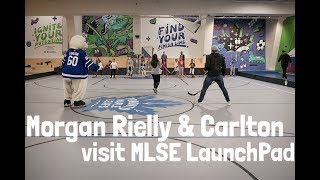 Morgan Rielly Visit to MLSE LaunchPad