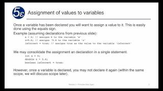Introduction to Java - Module 3
