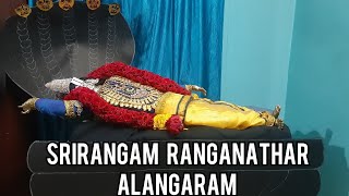 How to do Srirangam Ranganathar alangaram with hastham patham |Perumal alangaram