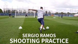 PSG セルヒオ・ラモス シュート練習 Vol.1 - PSG Sergio Ramos Shooting Practice