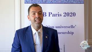 Ayman El Tarabishy presents ICSB 2020, Paris.