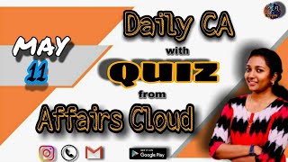 DAILY CURRENT AFFAIRS LIVE | MAY 11| BANKING,INSURANCE ,SSC & TNPSC