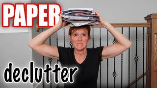 PAPER DECLUTTER & ORGANIZATION | DEALING WITH YEARS OF PAPER CLUTTER!