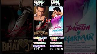Kisi Ka Bhai Kisi Ki Jaan V/s TJMM Movie Box Office Collection Comparison #shortfeed