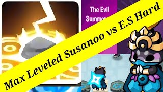 Maxed Out Japanese Mythical Susanoo vs The Evil Summoner Hard | Summoner's Greed