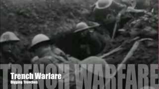 WWI Soldiers Digging Trenches