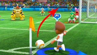 Mario & Sonic at the Rio 2016 Olympic Football Mii Vs Team Sonic And Peach