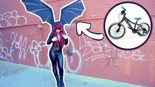 I made demon wings out of a BIKE RACK