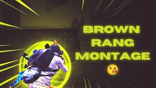 Brown Rang Montage 😘 | BGMI Montage | #brownrang