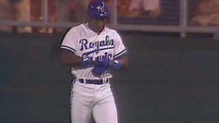 CWS@KC: Bo Jackson singles in first big league at-bat