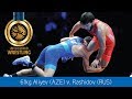 GOLD FS - 61 kg: H. ALIYEV (AZE) df. G. RASHIDOV (RUS) by VFA, 7-1